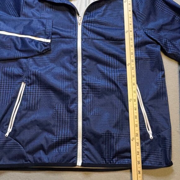 RLX Golf Polo Ralph Lauren Blue Convertible Water Repellent Jacket Men's Med - Picture 4 of 11